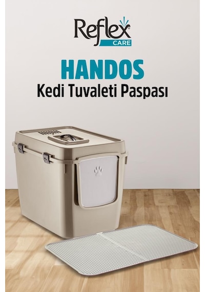 Reflex Care Handos Kedi Tuvaleti Paspası Bej 38,5 X 58,5 Cm