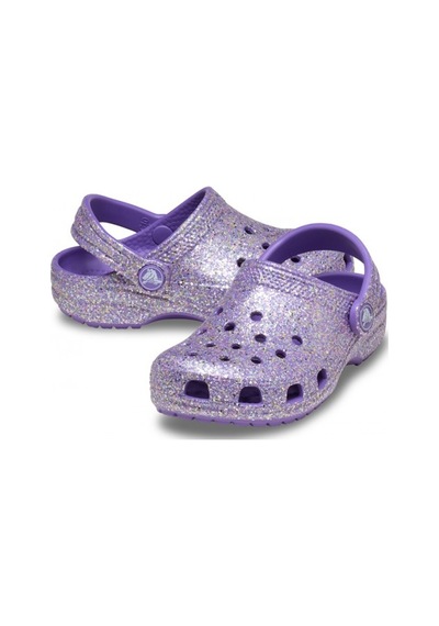 Crocs Classic Fantasy Glitter Clog T Terlik Sandalet 212562 510 Mor