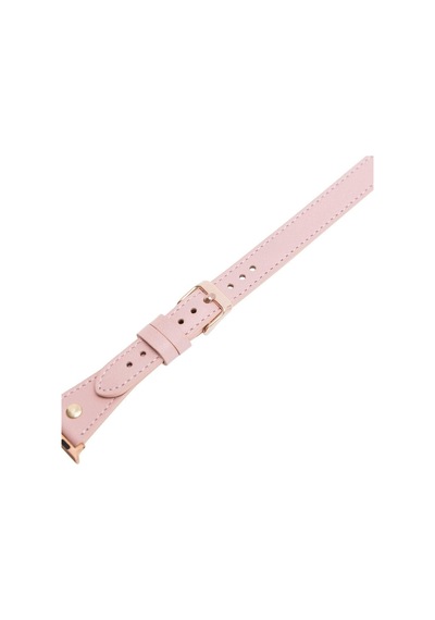 Alpıne Double Tour Blush Pink Hakiki Deri Apple Uyumlu Watch Kordonu - 44/45/46/49mm