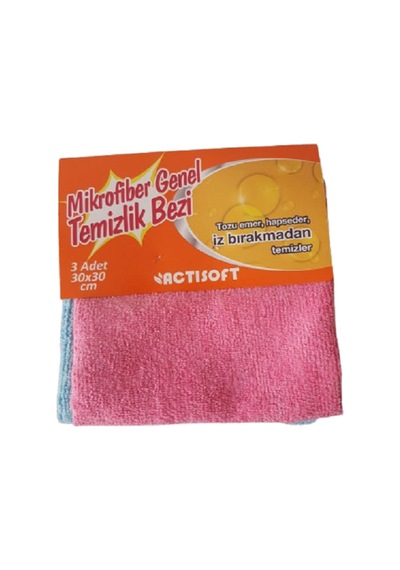 Mikrofiber Temizlik Bezi 3lü %100mikrofiber Diğer