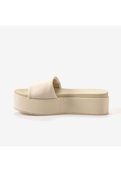 Calvin Klein Kadın Dolgu Topuk Terlik Yw0yw01791 Bej