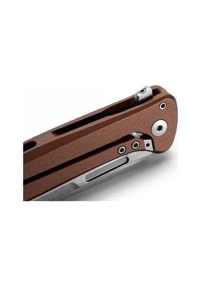 Lionsteel Skinny Sk01a Es Stone Washed Blade Magnacut Earth Aluminium-micarta Kamp Çakı Kahverengi