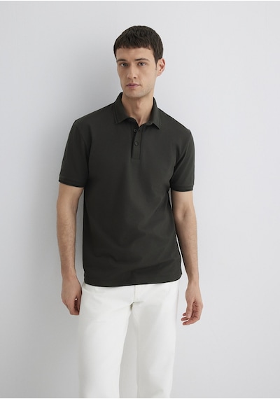 Mavi - Yeşil Polo Tişört 0612648-71587 Yeşil