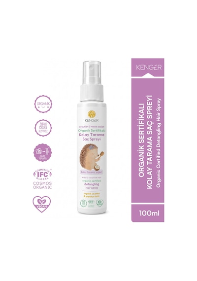 Organik Kolay Tarama Saç Spreyi 100 Ml