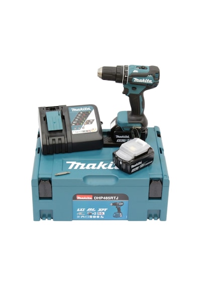 Makita DHP485RTJ 18V 5 Ah Li-ion Çift Akülü Darbeli Matkap Vidalama