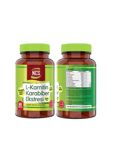 Ncs L-karnitin Karabiber Ekstresi 60 Tablet