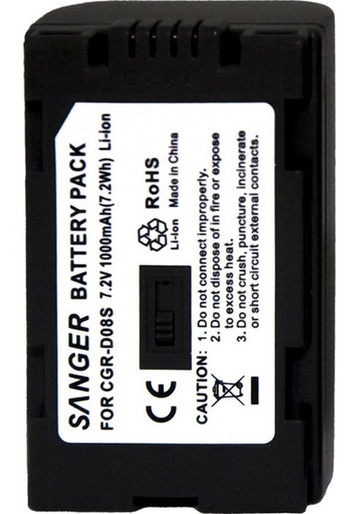 Sanger Cgr D08S Panasonic Kamera Batarya