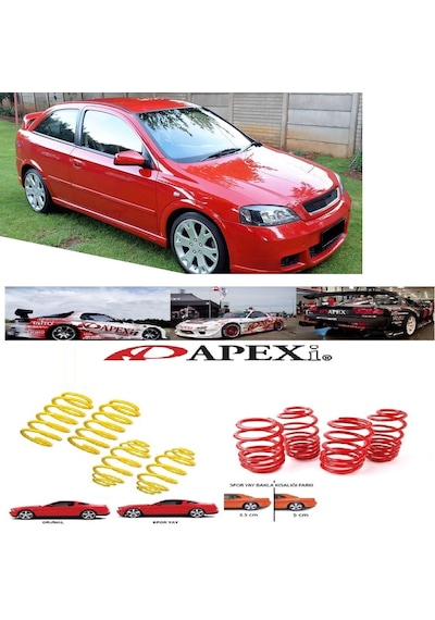 Opel Astra G 1998-2004 Apexi 4.5 Cm Helezon Spor Yay