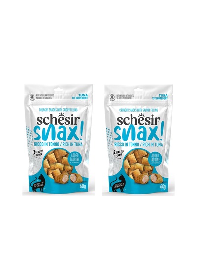 Schesir Snax Ton Balıklı Dolgulu Kedi Ödül Maması 60 G X 2 Adet