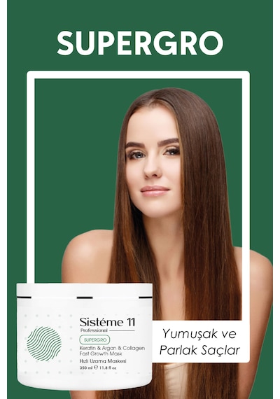 Sisteme 11 Hızlı Uzama Saç Maskesi 350 Ml