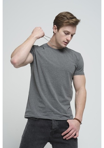 Ftx Slim Fit Bisiklet Yaka Erkek Basic Tshirt