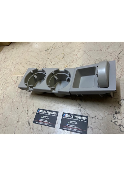 Bmw 3 Serisi E46 Orta Konsol Bardaklık Seti Gri