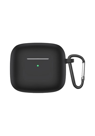 Caseonn Huawei Freeclip 2 Kılıf Askı Aparatlı Mat Silikon Siyah