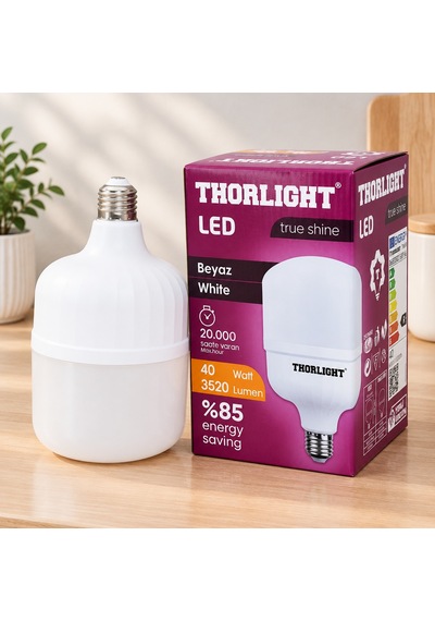 40 W Led Torch Ampul Çok renkli