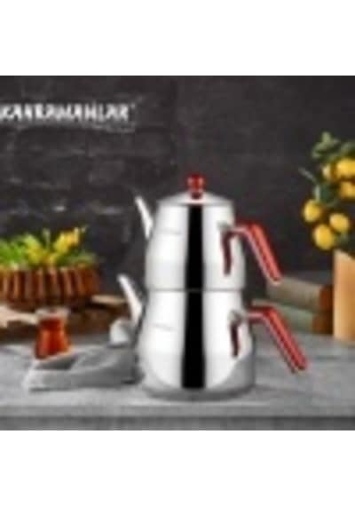 Kah D-217 Prizma Orta Boy Çaydanlık Gri