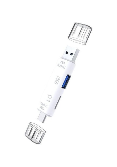 Type-C ve Micro Usb Otg Usb Kart Micro Sdhc Sd Tf Kart Okuyucu