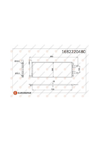Klima Radyatörü - Fiat Ducato - Eurorepar-1682220480