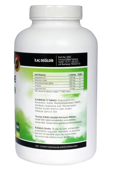 Glukozamin Kondroitin Msm Hyaluronic Acid Glucosamine 300 Tab