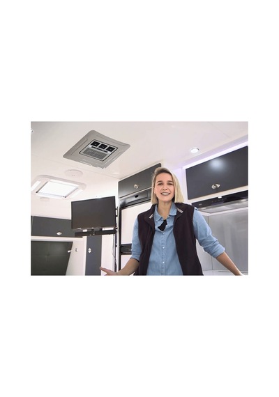 Karavan Kliması 12v Uyku - Park Tavan Kliması 960w 9000btu
