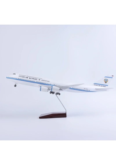 State Of Kuwait B747 Yolcu Uçağı Model Uçak 1/160 47cm