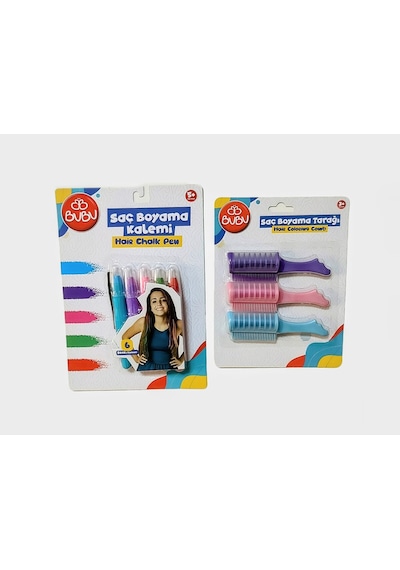 Saç Boyama Kalemi Ve 3 Adet Tarağı