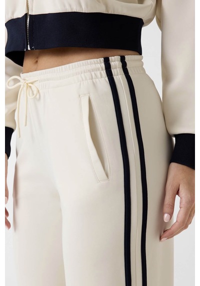 Guess Yan Bantlı Jogger Beyaz Kadın Eşofman Altı V6yb08k4286-g1o6