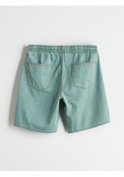 Lcw Jeans Yeşil Rahat Kalıp Erkek Jean Şort