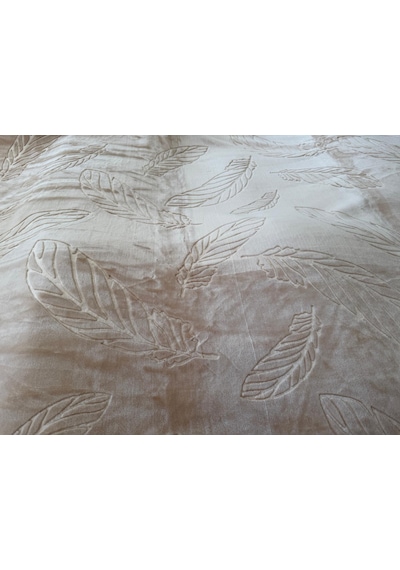 Aslan Bubble Çift Taraflı / Çift Katlı /çift Kişilik/ Lüx Battaniye/ 4,5 Kg / Modern / Şık / Çeyizlik Kahve