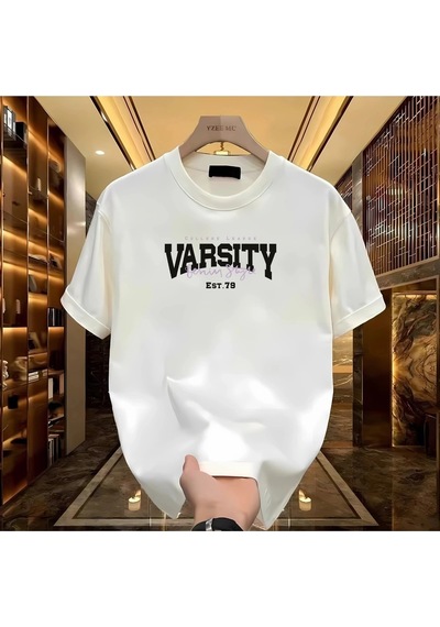 Startmore Varsity Baskılı Beyaz Erkek Beyaz
