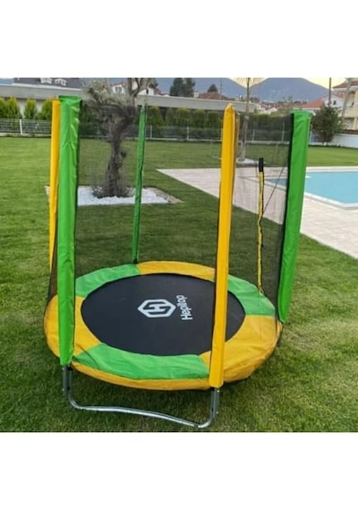 Fileli Trambolin 140 Cm - Türkiyede Tek Katlanabilir Trambolin