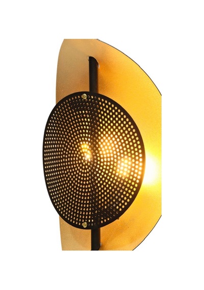 Siyah/sarı Yaldız Boyalı Modern Masa Lambası Plc-1202-m-bsy 3674548