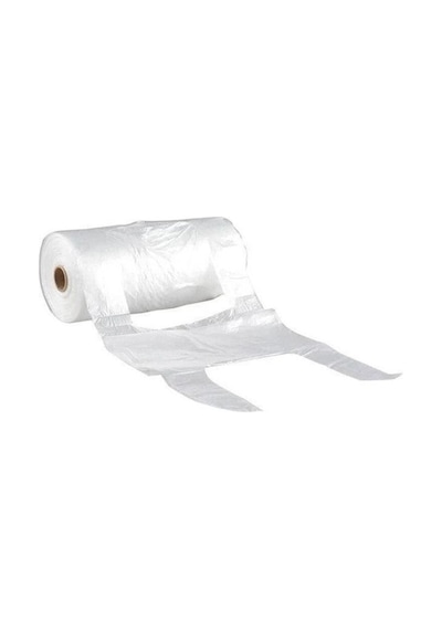 Rulo Market Poşeti Torbası - Atlet Poşet - Şeffaf - Orta Boy - 200 Adetlik 1 Rulo Şeffaf 20 X 30 Cm