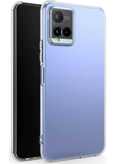 Cosmotex 8683140335649 Newface Vivo Y21s Kılıf Lüx Şeffaf Silikon