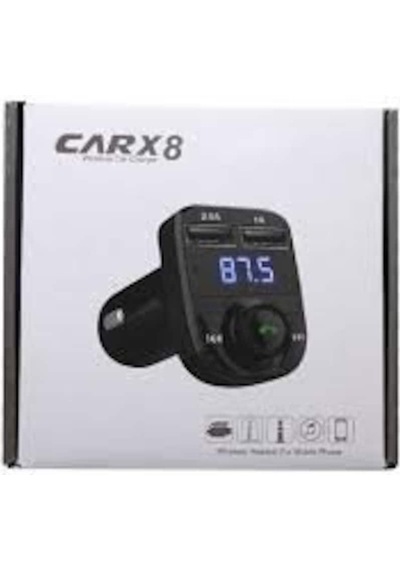 Araç Kiti Fm Transmitter Usb Girişli Bluetooth 4.1 Carx8