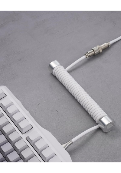Sarmal Aviator Usb To Type-c Mekanik Klavye Uyumlu Oyuncu Kablosu, 1.85m, Beyaz