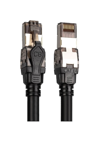 Cat 8.1 Ultra Hızlı Ethernet Kablo 2 Metre S/ftp 40gbps / 2000 Mhz