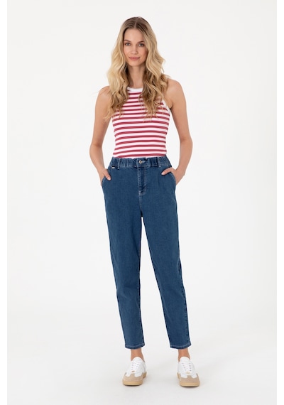 U.S. Polo Assn. Kadın Açık Mavi Carrot Fit Jean Pantolon 50308382-DN0021