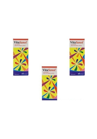 Vitasanol Multivitamin Şurup 250 Ml 3 Adet