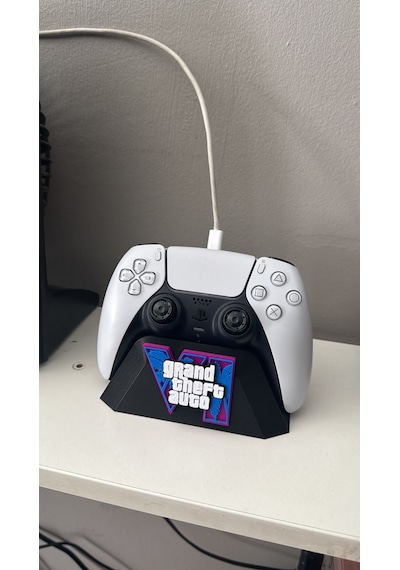 Gta Vı Temalı Ps5 Kol Standı Özel Tasarım Kontrolcü Standı
