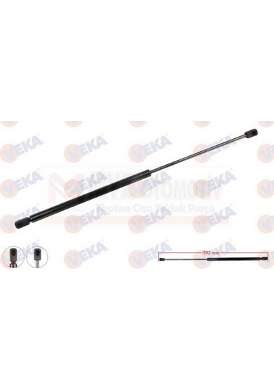 Bagaj Amortısoru 592mm/735n Ford Tourneo Courıer 2014-