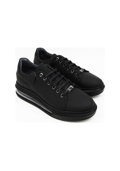 Luciano Bellini C14701 Erkek Casual Ayakkabı - Siyah Mat-siyah Mat Siyah