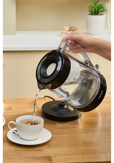 Karaca Pure 2200 W 1.7 L Cam Su Isıtıcısı