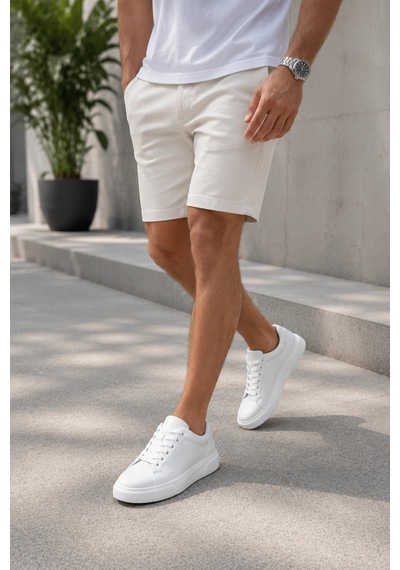 Ht Hotin Laviathan Erkek Günlük Bağcıklı Spor Ayakkabı Sneaker Rahat Ve Şık Tasarım - Beyaz Ht Hotin Laviathan Erkek Günlük Bağcıklı Spor Ayakkabı Sneaker Rahat Ve Şık Tasarım - Beyaz