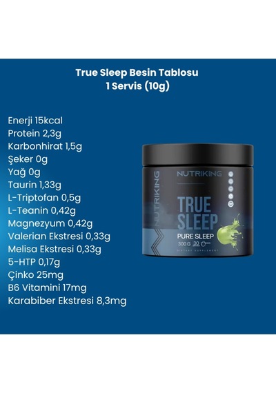 True Sleep Uyku Destek Takviyesi Karışık