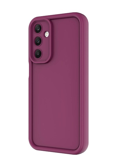Galaxy A25 Kılıf Kamera Korumalı Zore Ananas Kapak Pembe Koyu