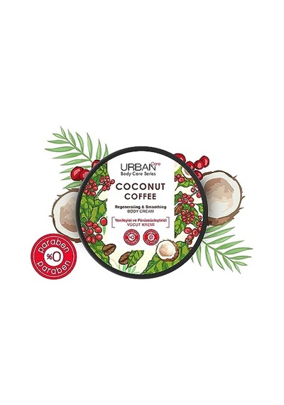 Urban Care Coconut Coffee Yenileyici Ve Pürüzsüzleştirici Vücut Kremi 200 Ml- Vegan