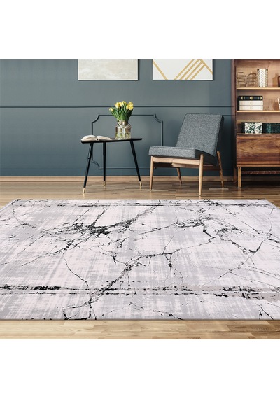Stone Halı-17103k Çok Renkli