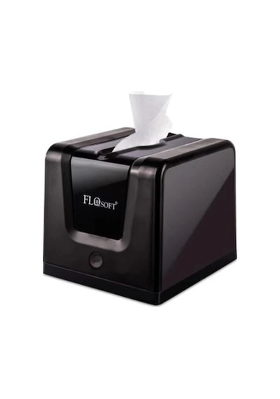 Flosoft Modern Masaüstü Siyah Peçetelik