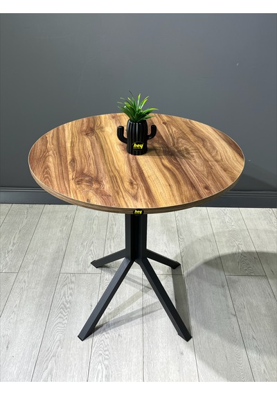 Nisa Kemençe Yuvarlak Mutfak Masası Yemek Masası Metal Siyah Ayak 70 Cm Kemençe Nisa Kemençe Yuvarlak Mutfak Masası Yemek Masası Metal Siyah Ayak 70 Cm Kemençe