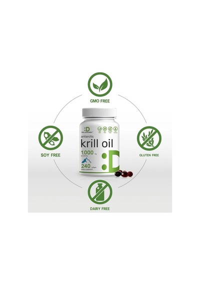 Antarctic Krill Oil, 1,000mg Per Serving, 240 Softgels